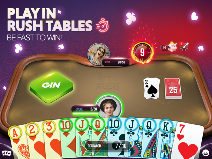 Gin Rummy Extra - Card Game