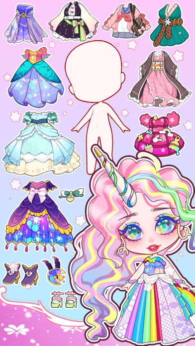 Hair Doll Dress Up Game Screenshot