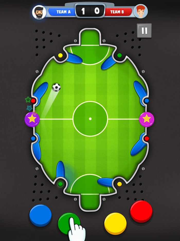 Fire Pinball-Soccer Game