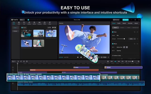 ‎CapCut - Video Editor תמונות מסך