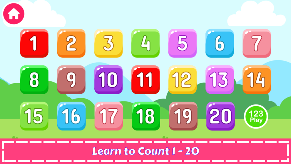 #3. 1234 Numbers - Count to 20 (iOS) Podle: Sarawut Chakit