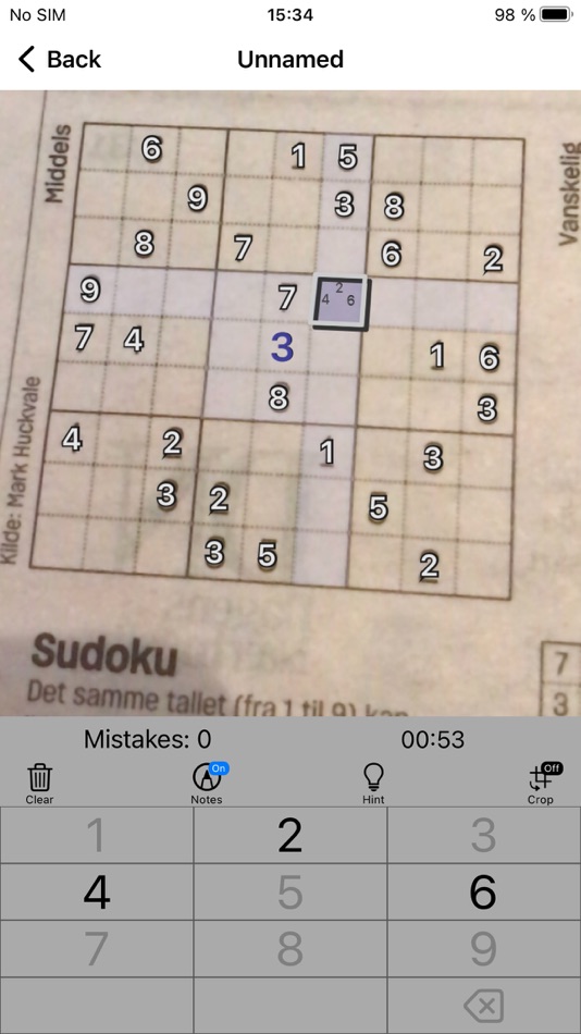 #3. Sudoku Scanner and Solver (iOS) 由: Havnør