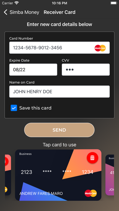 Simba Money Screenshot