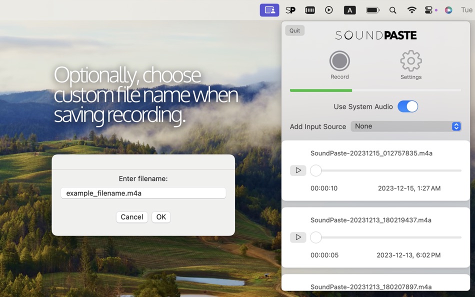 #3. SoundPaste (macOS) 由: Maxim Kuzmenko