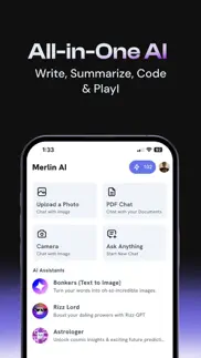 merlin - chat with ai & gpt-4 iphone screenshot 1