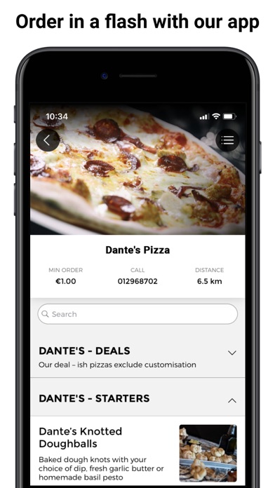 Dante's Pizza Ireland Screenshot