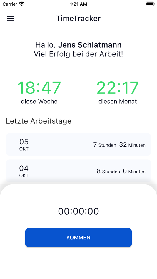 MyTimeTracker - Zeiterfassung (iOS) 由: illoTech Software GmbH MyTimeTracker - Zeiterfassung (iOS) 由: illoTech Software GmbH