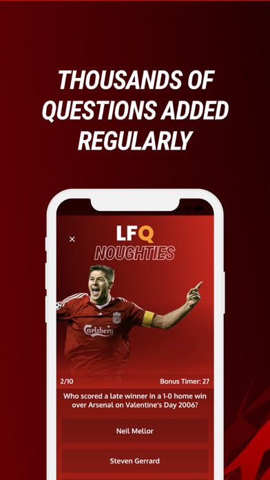 LFQ: Liverpool Football Quiz Screenshot