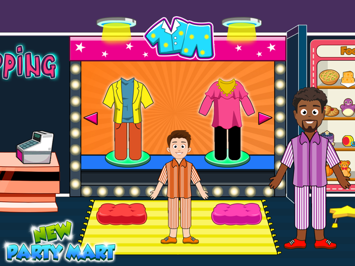 My friend’s town pajama party