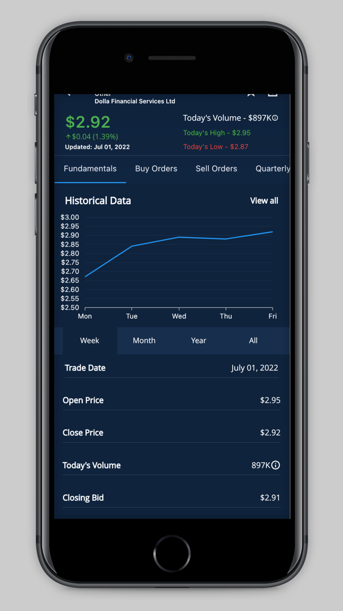 JSA - Jamaica Stocks App