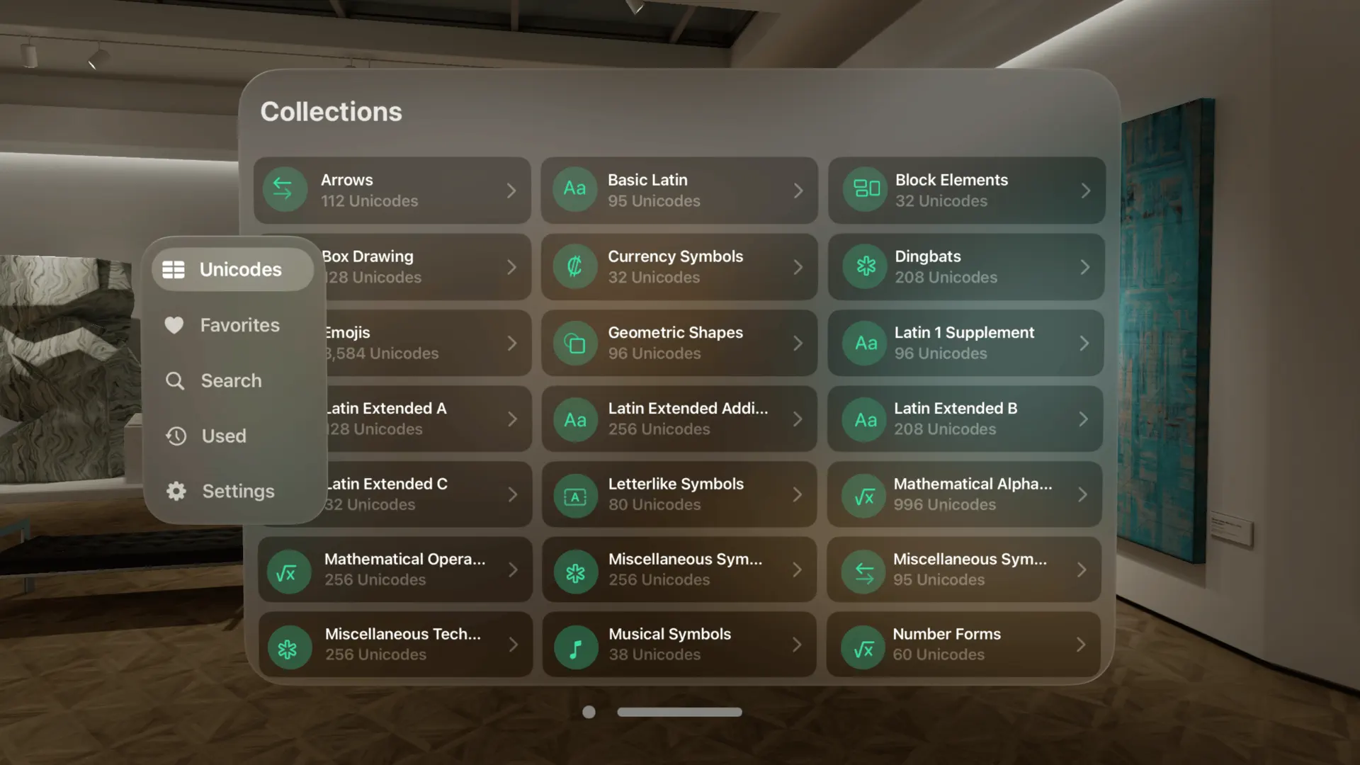 Codepoint screenshot 2