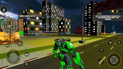 Flying Bat Car Robot Games Screenshot