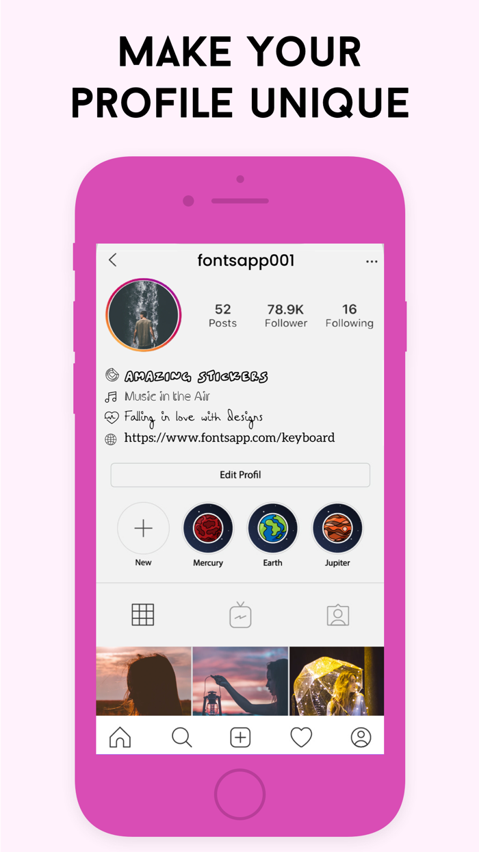 Fonts keyboard iphones app