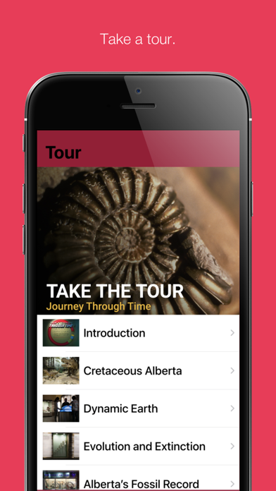 Royal Tyrrell Museum Tour App Screenshot