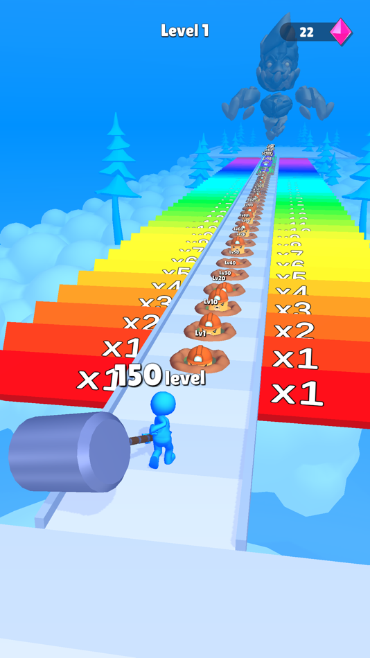 #1. Smasher Run 3D (iOS) By: Aden Games