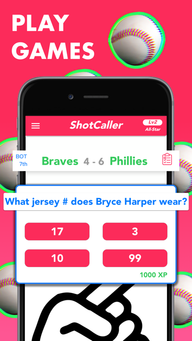 ShotCaller - Make Sports Picks Screenshot