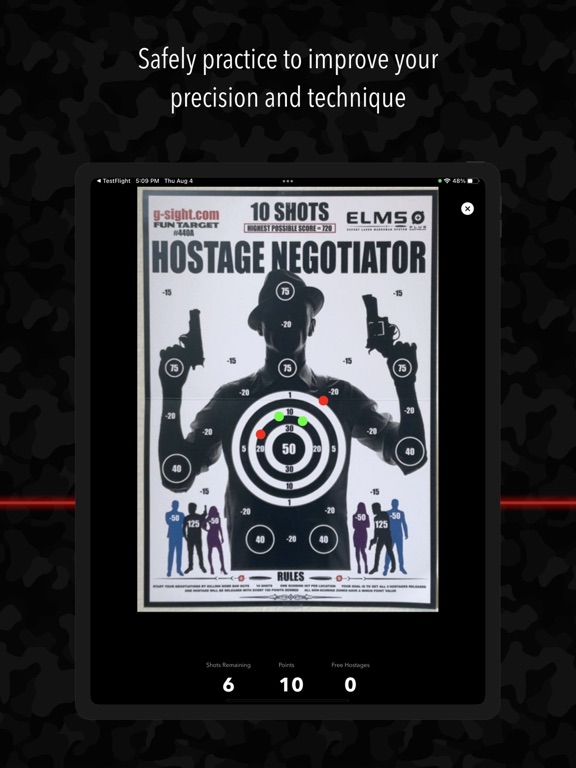 G-Sight SFL Laser Training '23 iPad screenshot 5 - Sports app