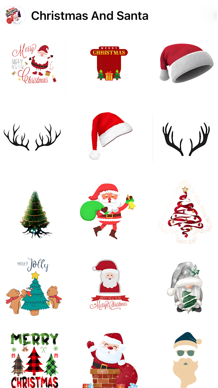 Christmas and Santa Stickers