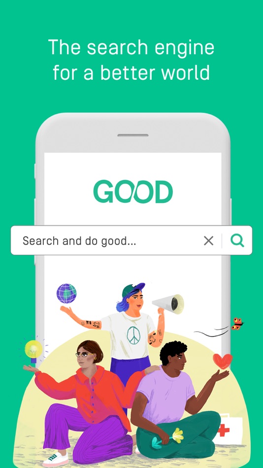 #1. GOOD – Search and do good (iOS) 게시자: Good Search UG