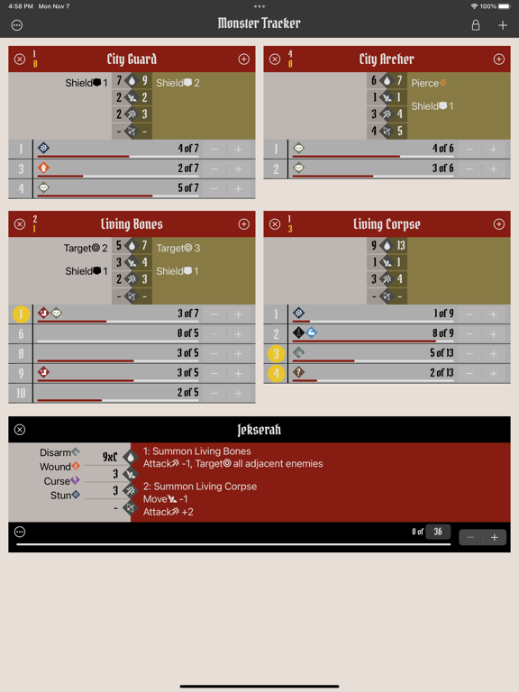 Screenshot #4 pour Monster Tracker