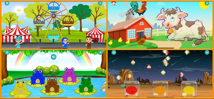 First Words Preschool Games