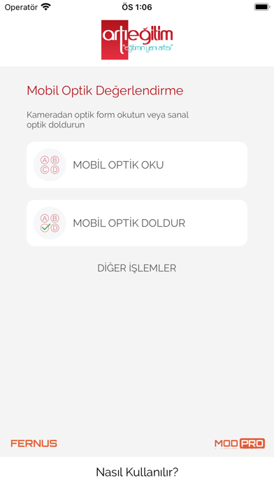 Artı Eğitim Optik Okuma Screenshot