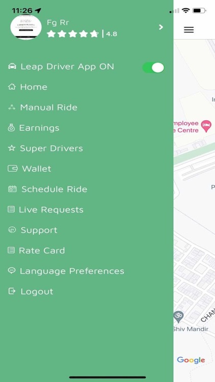 Leap Driver App