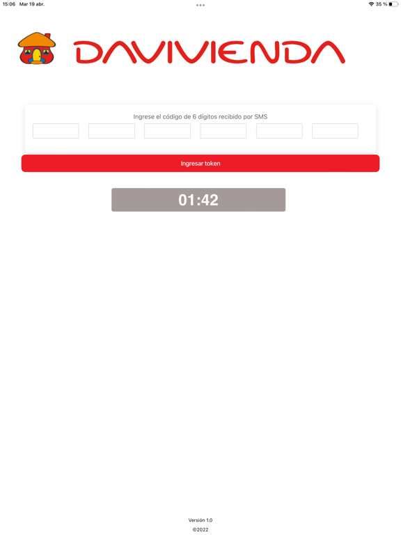 Davivienda SINPE Móvil Línea iPad screenshot 6 - Finance app