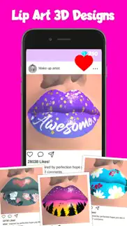 lipstick makeup game iphone screenshot 1