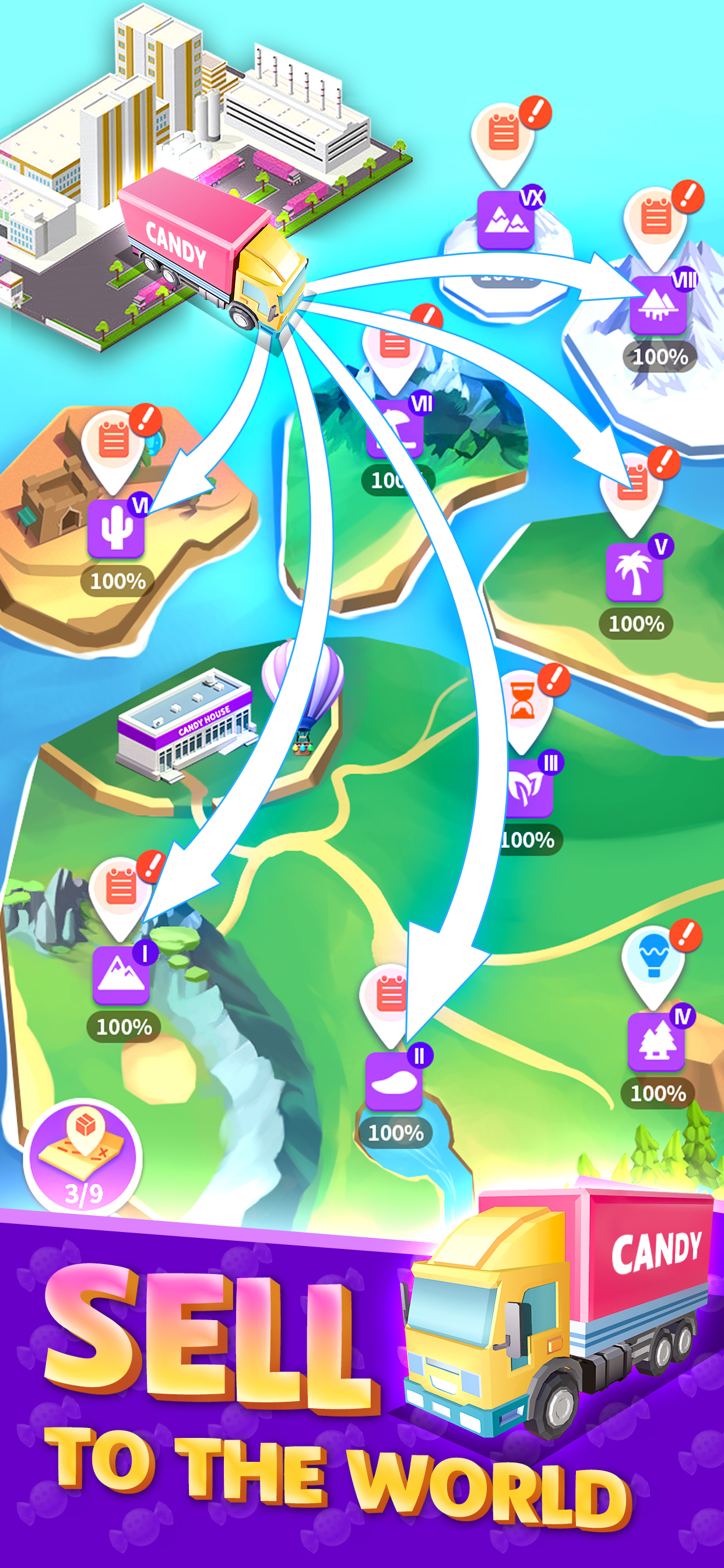 Idle Candy Factory Tycoon