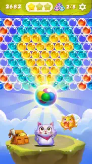 How to cancel & delete bubble shooter: cat pop game 3