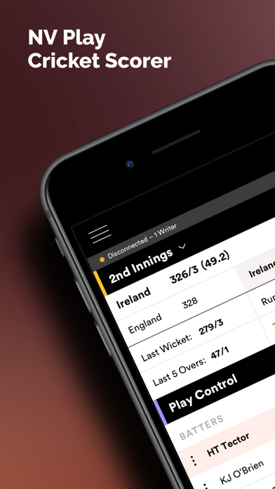 NV Play Cricket Scorer Screenshot