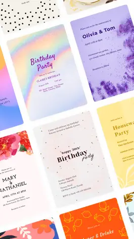 Game screenshot Invitation Maker Party Invites apk