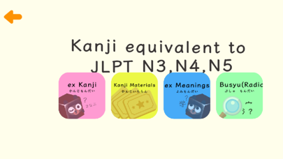 Easy Japanese Kanji-N3,N4,N5 Screenshot