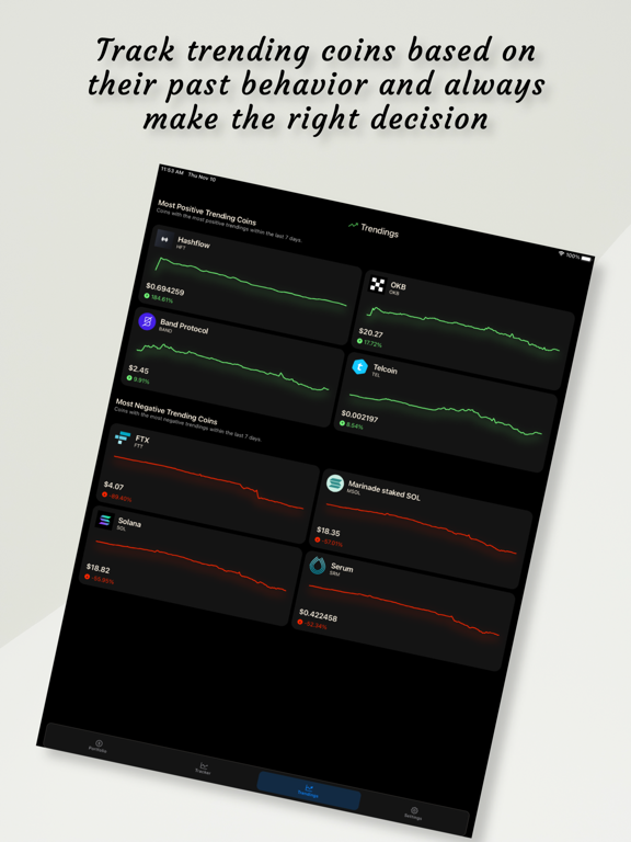 SealCrypto iPad screenshot 5 - Finance app