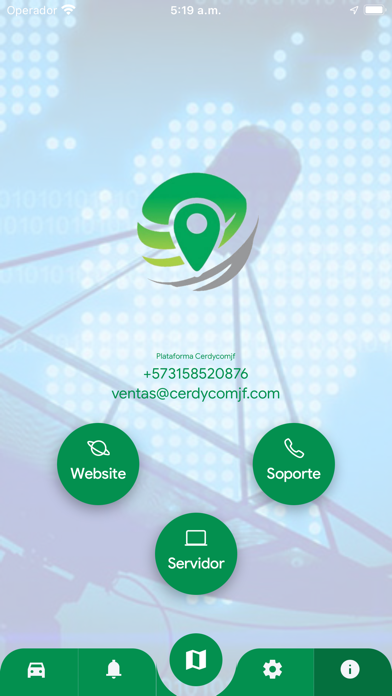 CERDYCOMJF GPS Screenshot