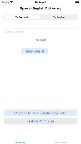 Game screenshot Spanish-English-Dictionary hack