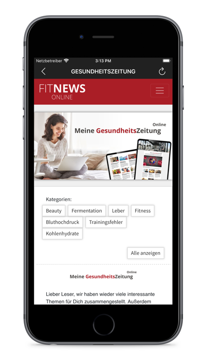 Rehabewegt e.V. Screenshot