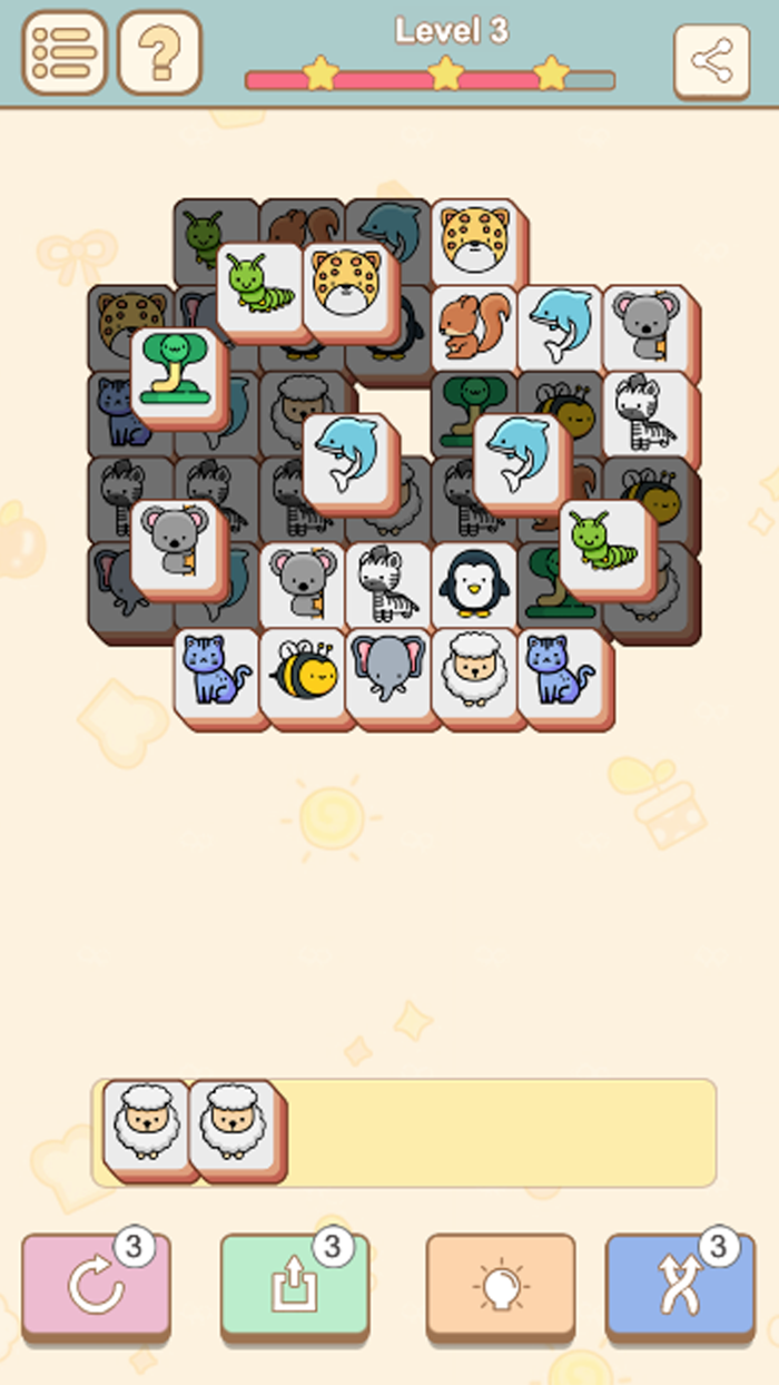 pop animals together-matching