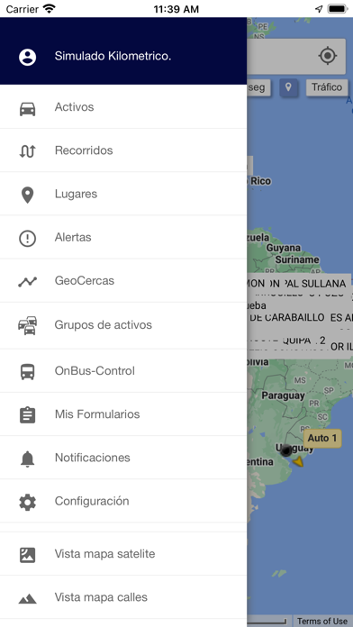 Machala GPS Monitoreo Screenshot