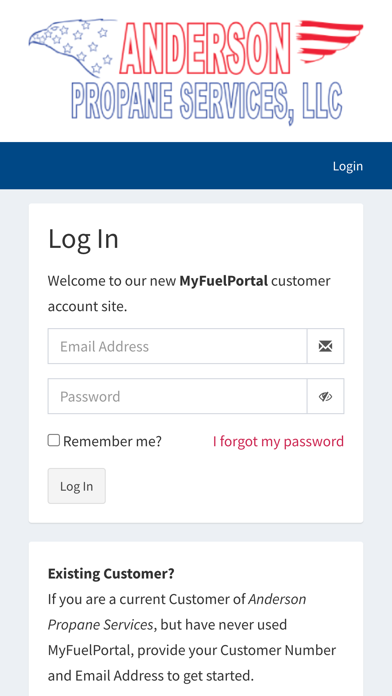 Anderson Propane Services Screenshot