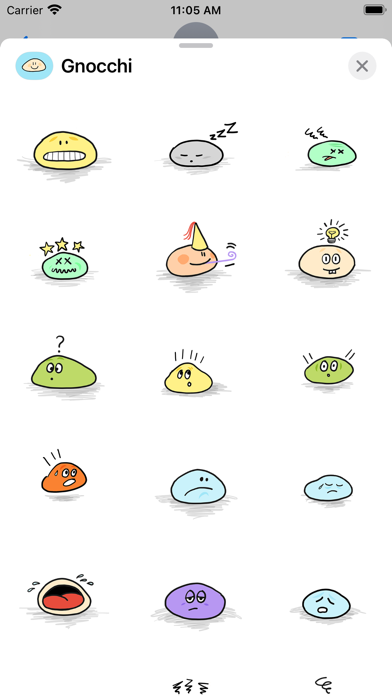 Gnocchi Emoji Screenshot