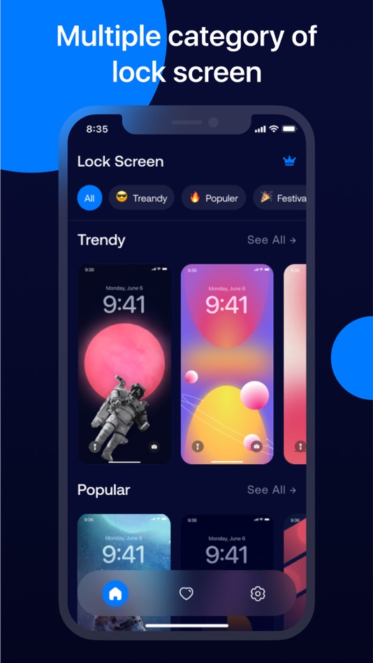 #3. Lock Screen: Widgets & Walls (iOS) By: VIIONR INFOTECH PRIVATE LIMITED