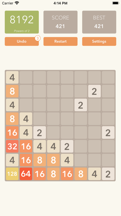 2048 Number Puzzle Game + Screenshot