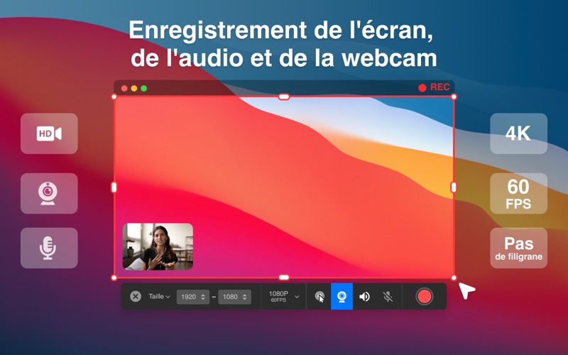 Screenshot #1 pour TapRecord:Enregistreur d'écran