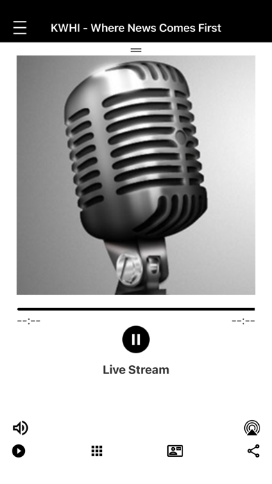 KWHI Radio Screenshot
