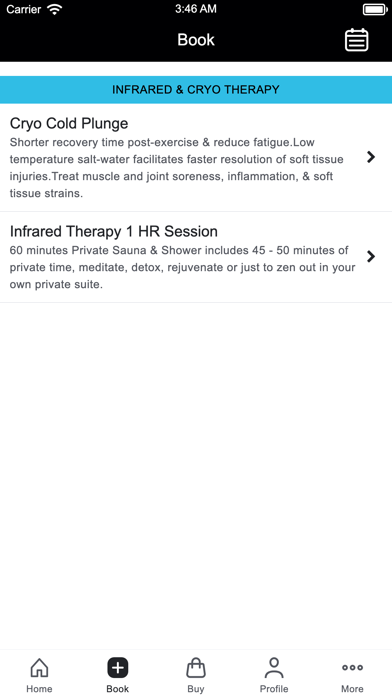 Thrive Sauna Studio Screenshot