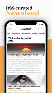 newsflash rss iphone screenshot 1