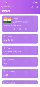 Country List Info screenshot #3 for iPhone