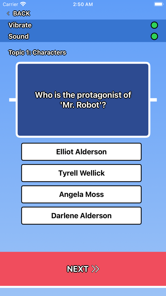 #2. Mr. Robot Trivia (iOS) 由: Martin Tseng